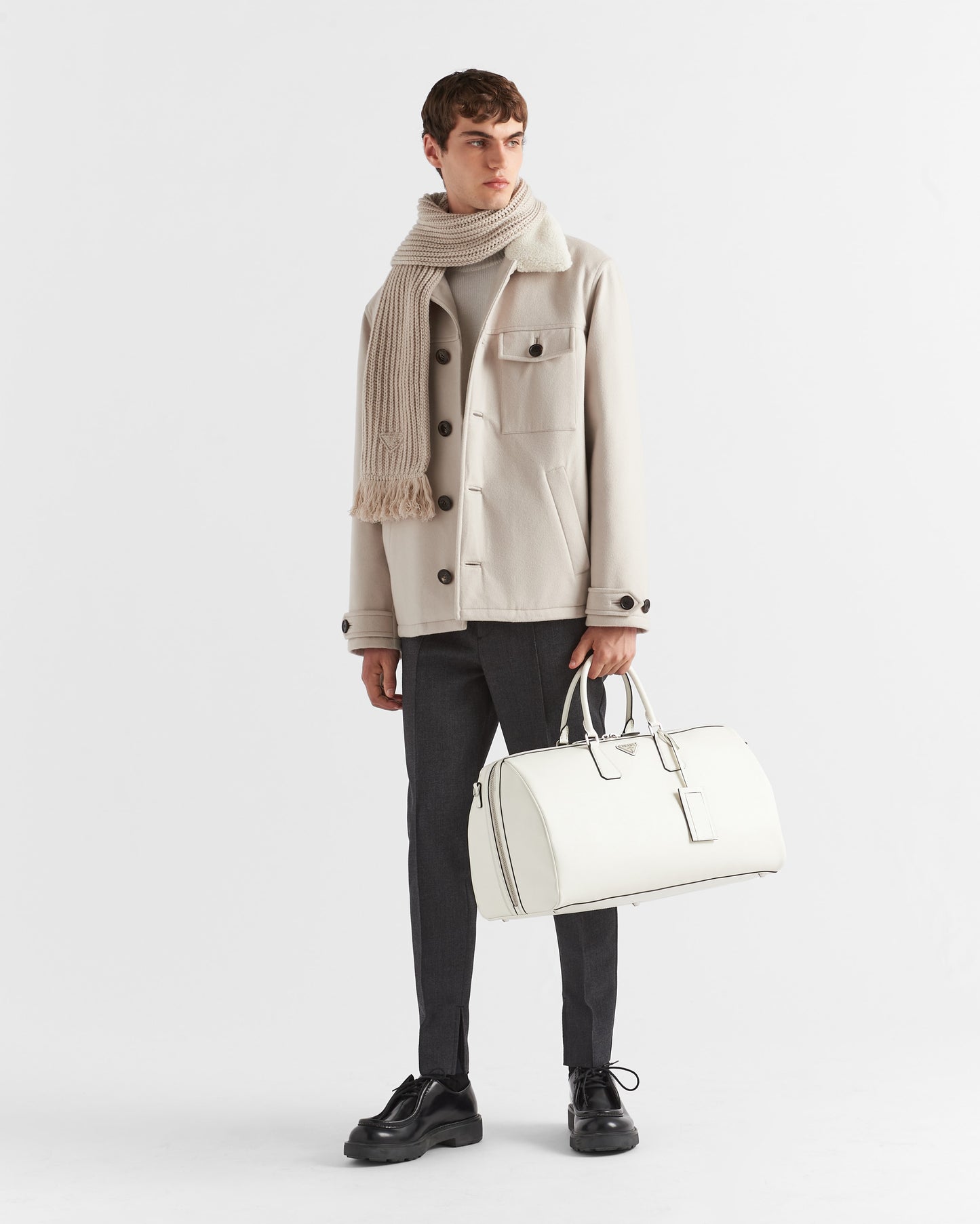 Prada Saffiano Leather Travel Bag