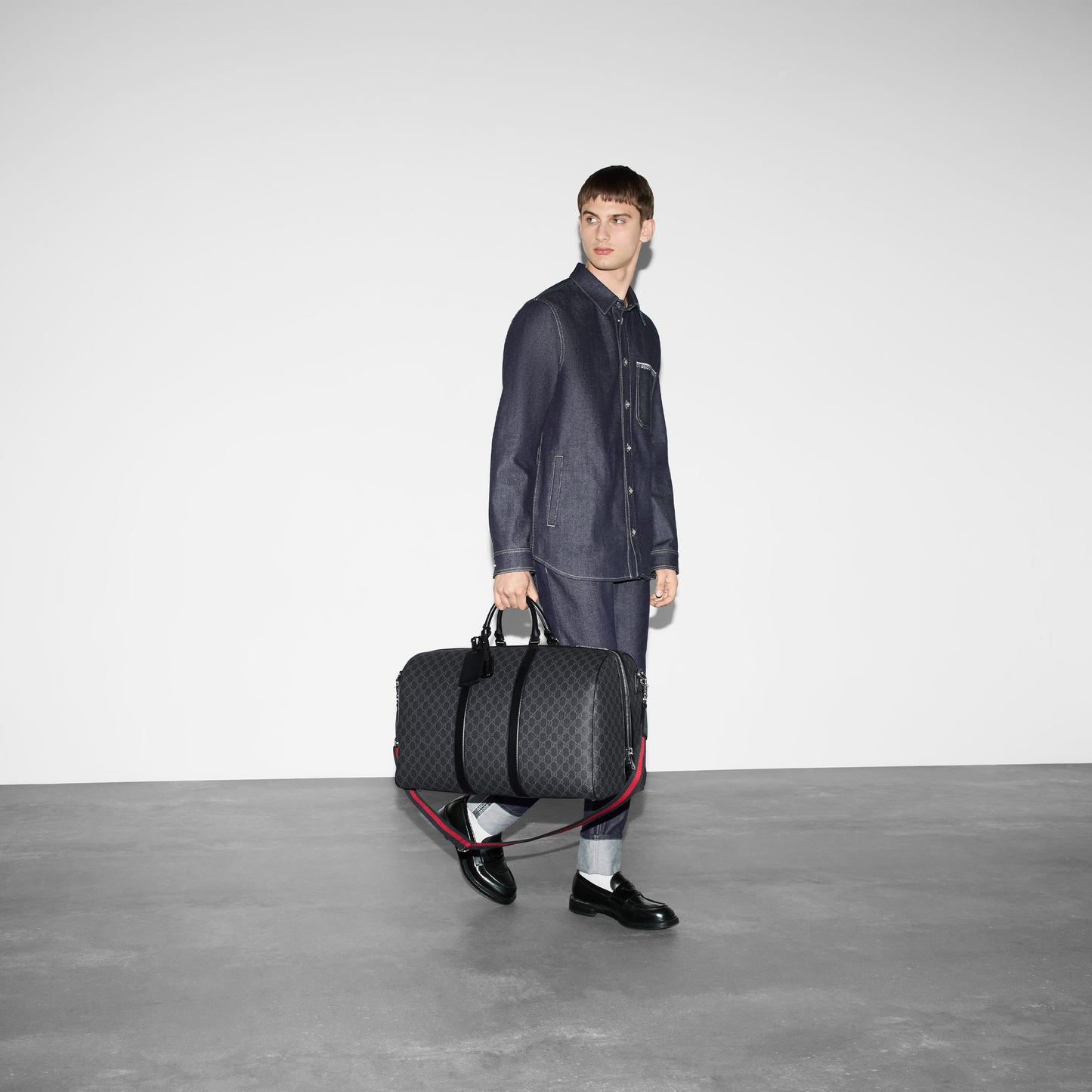 Gucci Large GG Black travel bag