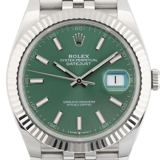 Rolex  Datejust 41mm Green Dial 2022 Jubilee - 126334