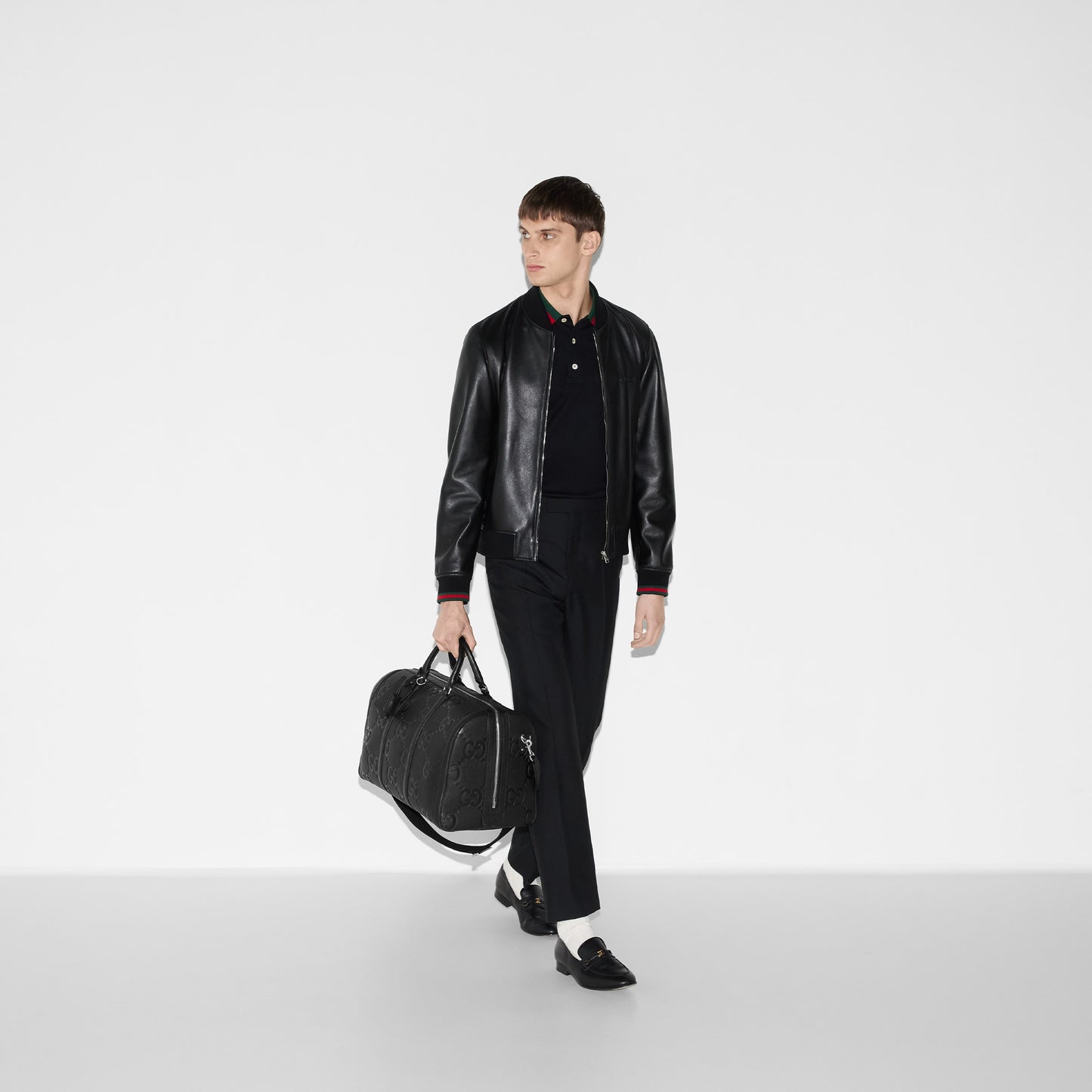 Gucci Medium travel bag with Jumbo GG
