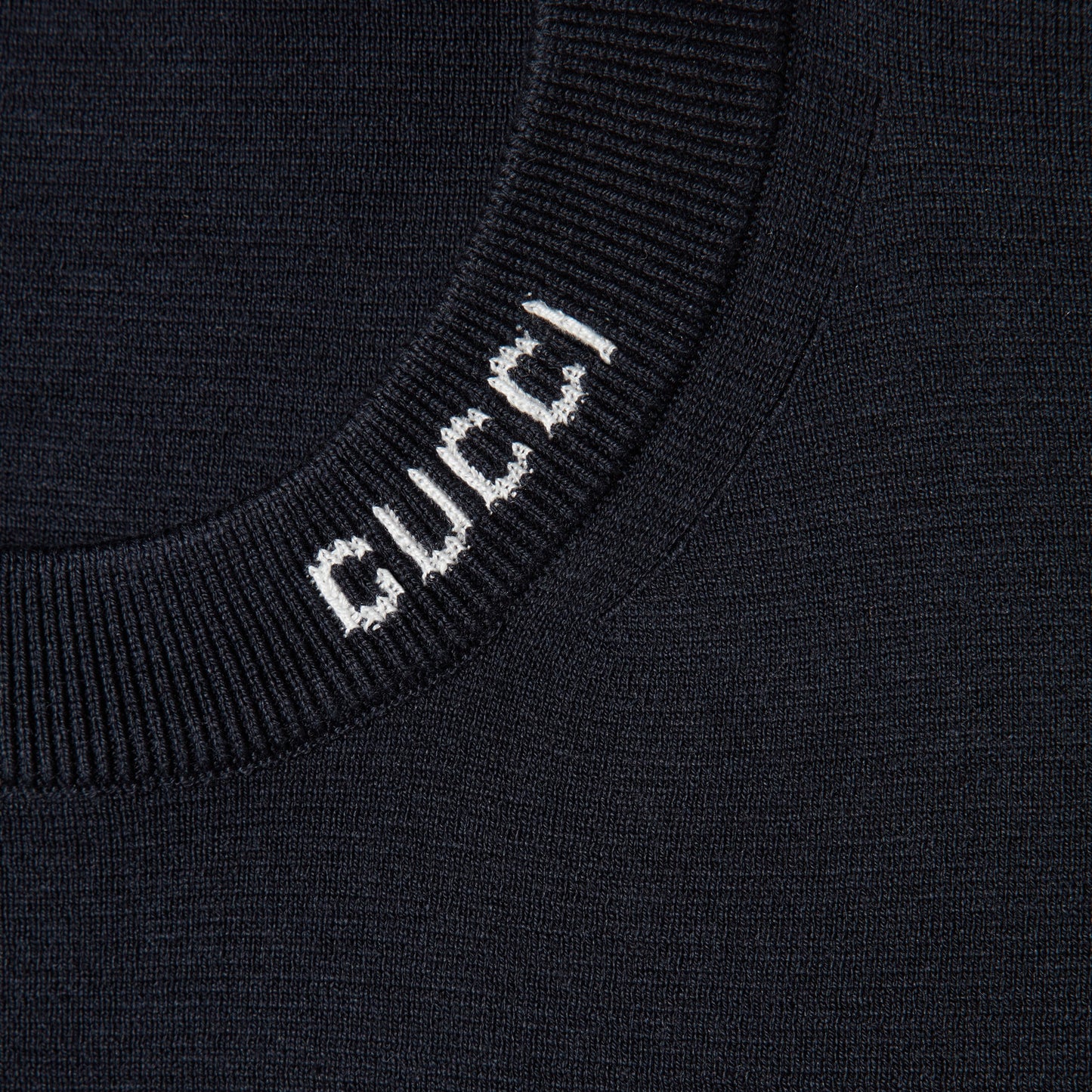 Gucci Silk cotton knit sweater with intarsia