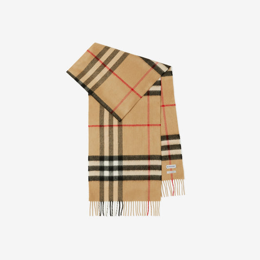 Burberry Cashmere scarf in checked pattern