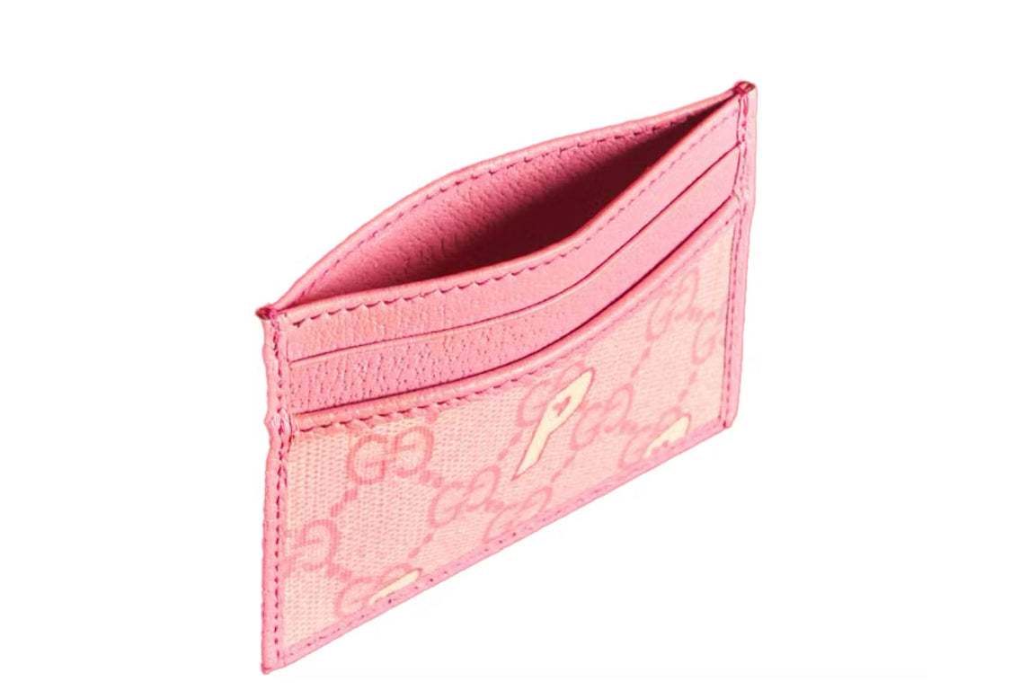 Palace X Gucci GG-P Supreme Card Holder Pale Rosa