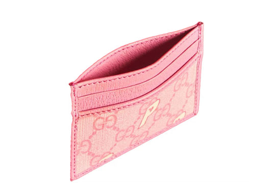 Palace X Gucci GG-P Supreme Card Holder Pale Rosa