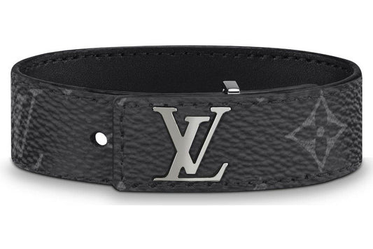Louis Vuitton LV Slim Bracelet Monogram Eclipse Black
