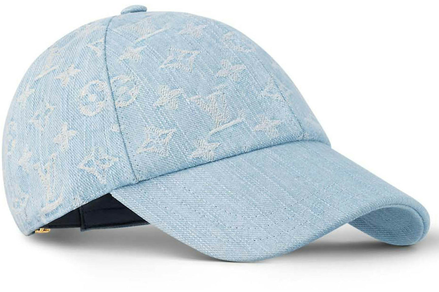 Louis Vuitton Monogram Denim Cap Sky Blue Denim
