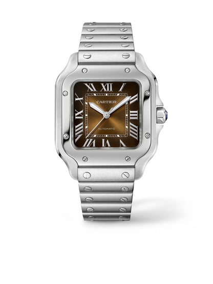 Cartier  Santos Medium Brown Dial - WSSA0065