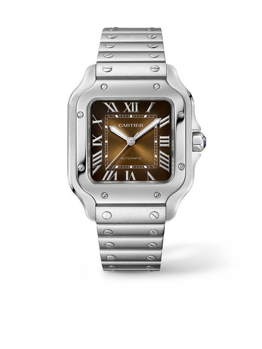 Cartier  Santos Medium Brown Dial - WSSA0065