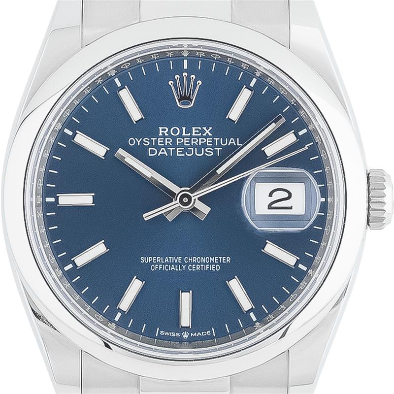 Rolex  Datejust 36mm Blue Dial 2024 Oyster - 126200
