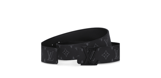 Louis Vuitton Initials 40MM Matte Black Belt