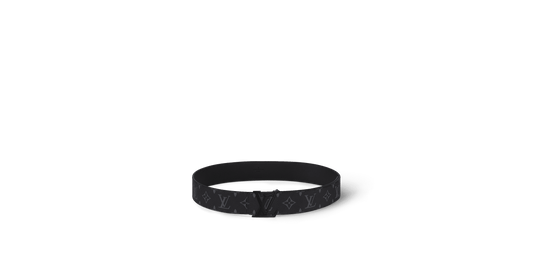 Louis Vuitton Initials 40MM Matte Black Belt