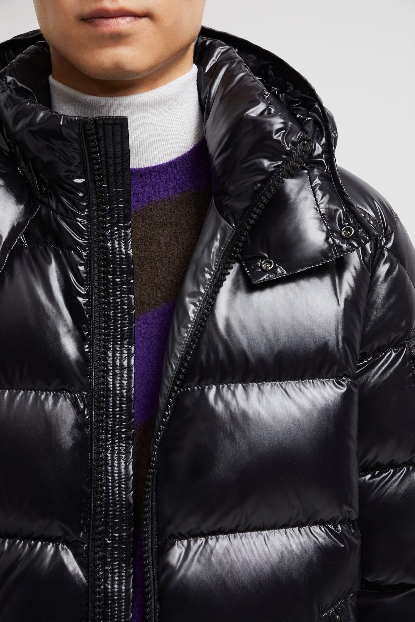 Moncler Maya short hooded down jacket