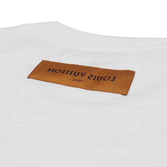 Louis Vuitton Monogram Printed Multi White T Shirt