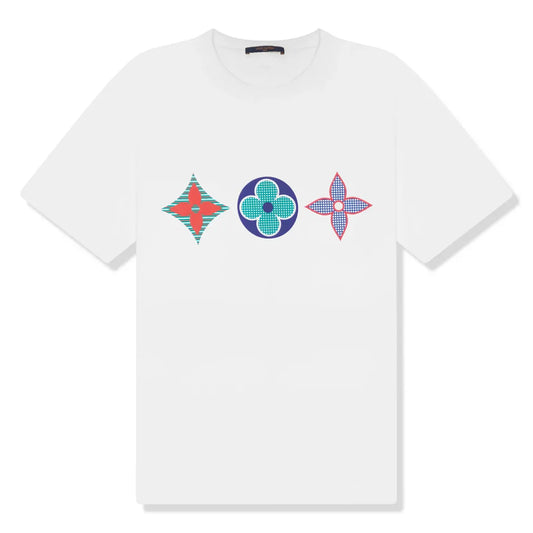 Louis Vuitton Monogram Printed Multi White T Shirt