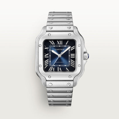 Cartier Santos Blue 40mm Blue Dial  - WSSA0030
