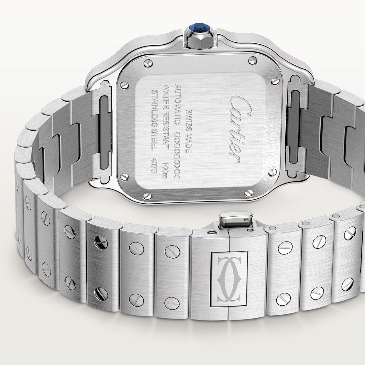 Cartier Santos Blue 40mm Blue Dial  - WSSA0030
